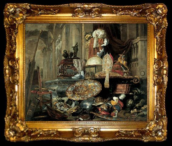 framed  BOEL, Pieter Allegorie der Verganglichkeit der Welt, ta009-2